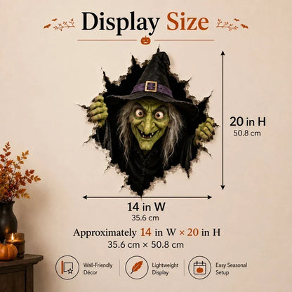 🔥Halloween Break-In 3D Wall Decals